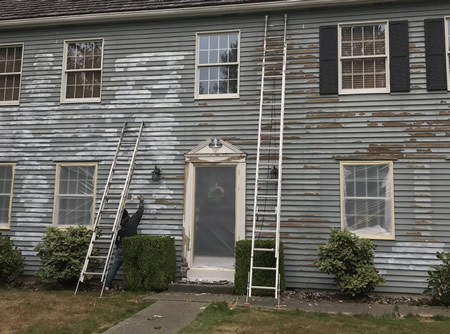 Exterior Painting Prep in Edmonds