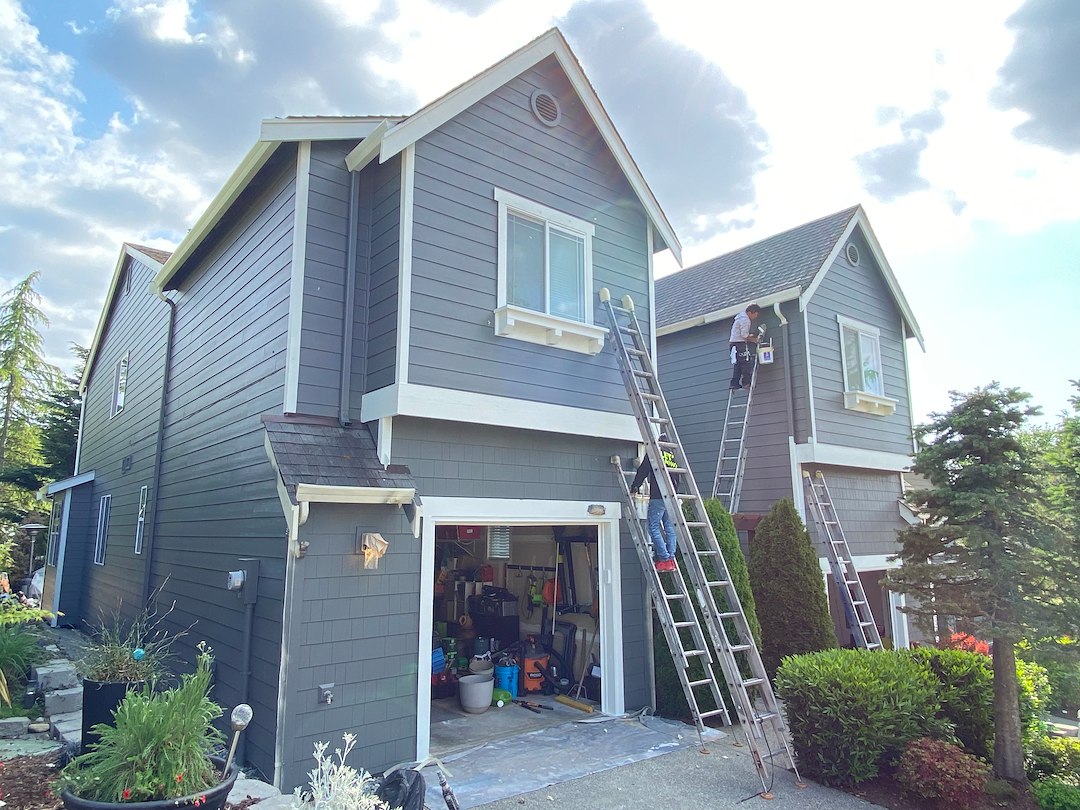 Edmonds Duplex Gets a Modern Exterior Refresh by KG Construction!